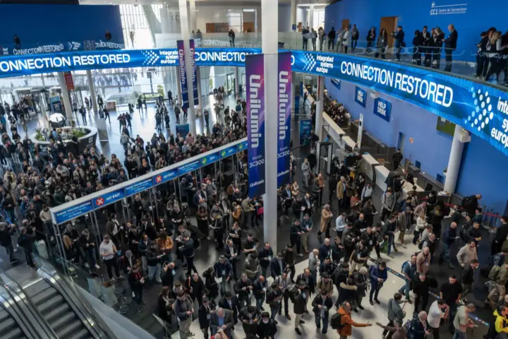 ISE 2025 crowd shot