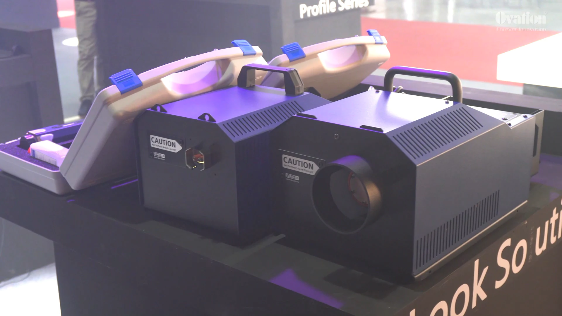 Look solutions smoke machine in Hotion booth