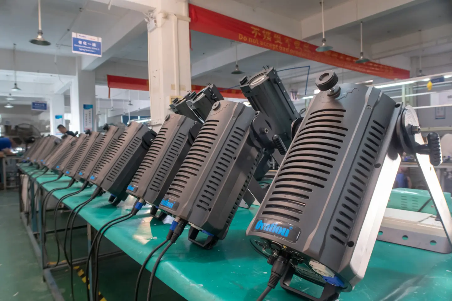 Ovation ellipsoidal light engine on production line