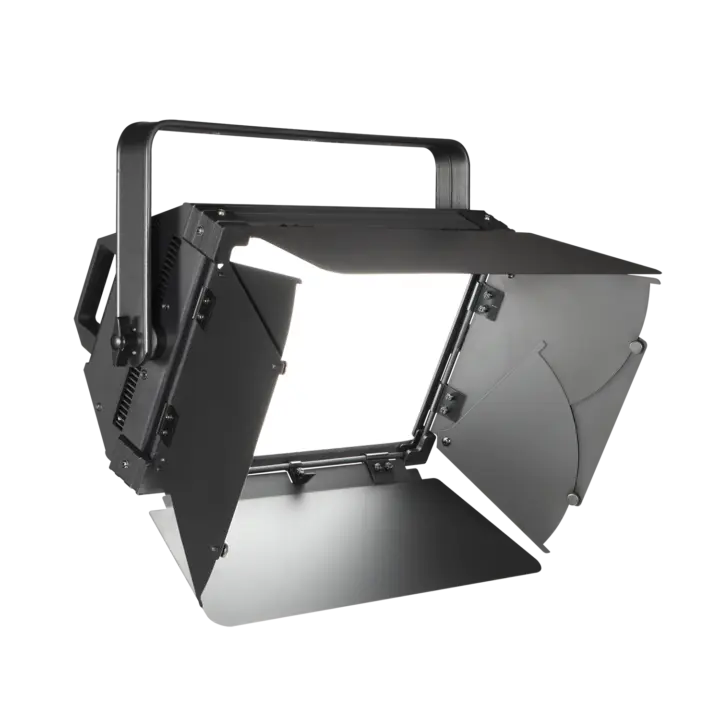 Ovation Light Solar Panel 150T main view with barndoor