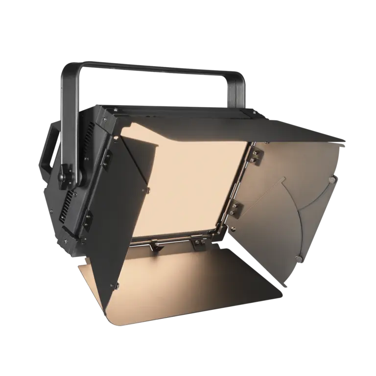 Ovation Light Solar Panel 150T main view with barndoor