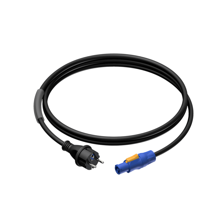 Powercon schuko cable